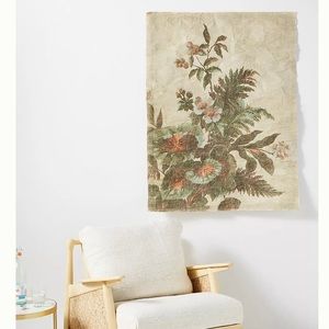 Anthropologie Floral Tapestry